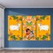 Annaprasana Backdrop Indian Traditional Cloth 5x8 Feet Backdrop Baby Shower Decor Indian Pooja Wall Decor Indian Wall Art Photo Decor Banner Decorative Pooja Cloth Seemantham Favor